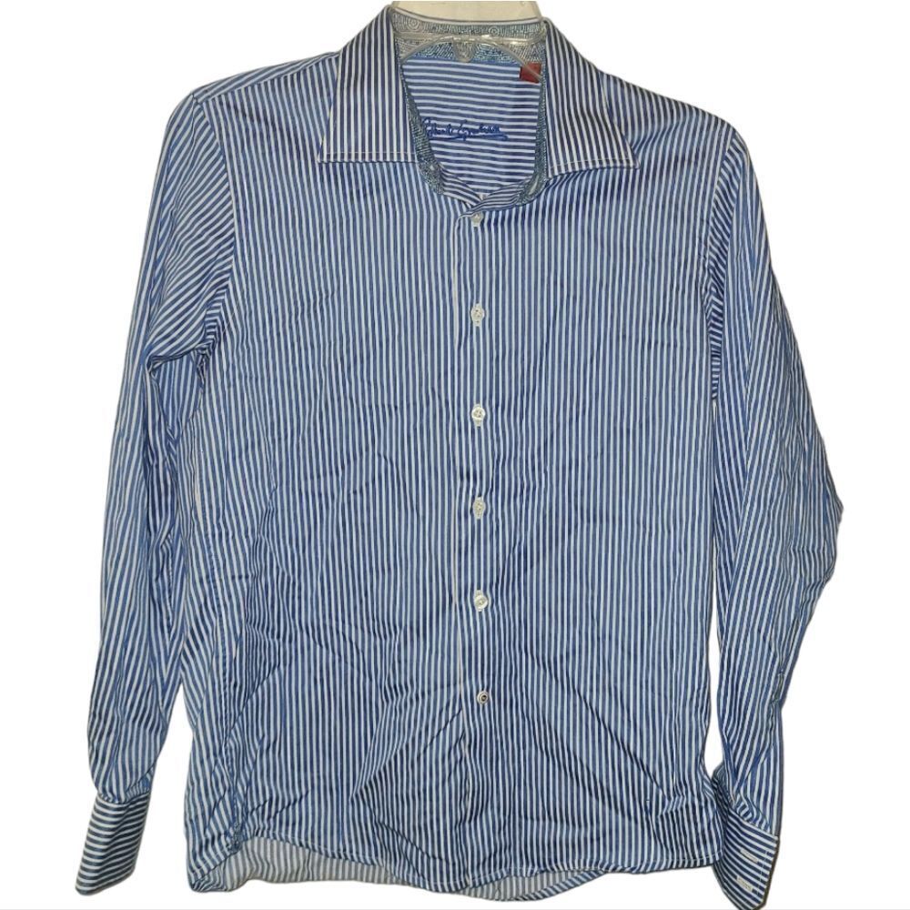 Robert Graham Striped Cotton Button Down Shirt